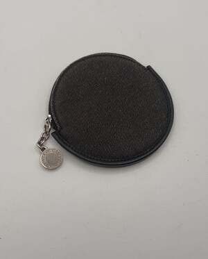 Bvlgari Monogram Logo Canvas Round Coin Purse - Bulgari